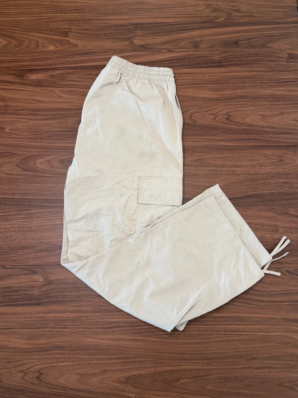 Adidas Originals Light Beige Men's Cargo Pants size M nylon